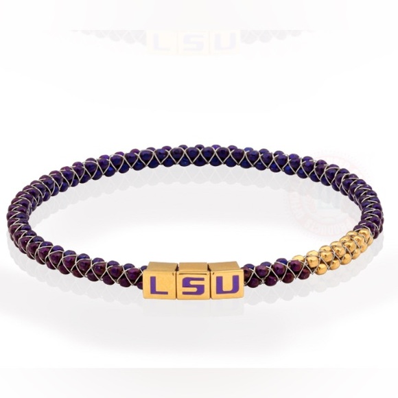Mignon Faget Halo LSU Slide Charm Bangle - Picture 3 of 6